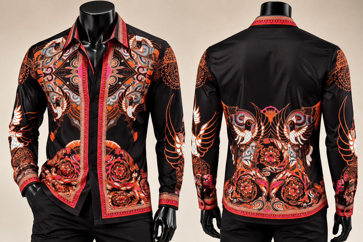Royal Eclipse Paisley Shirt