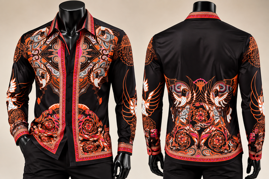 Royal Eclipse Paisley Shirt