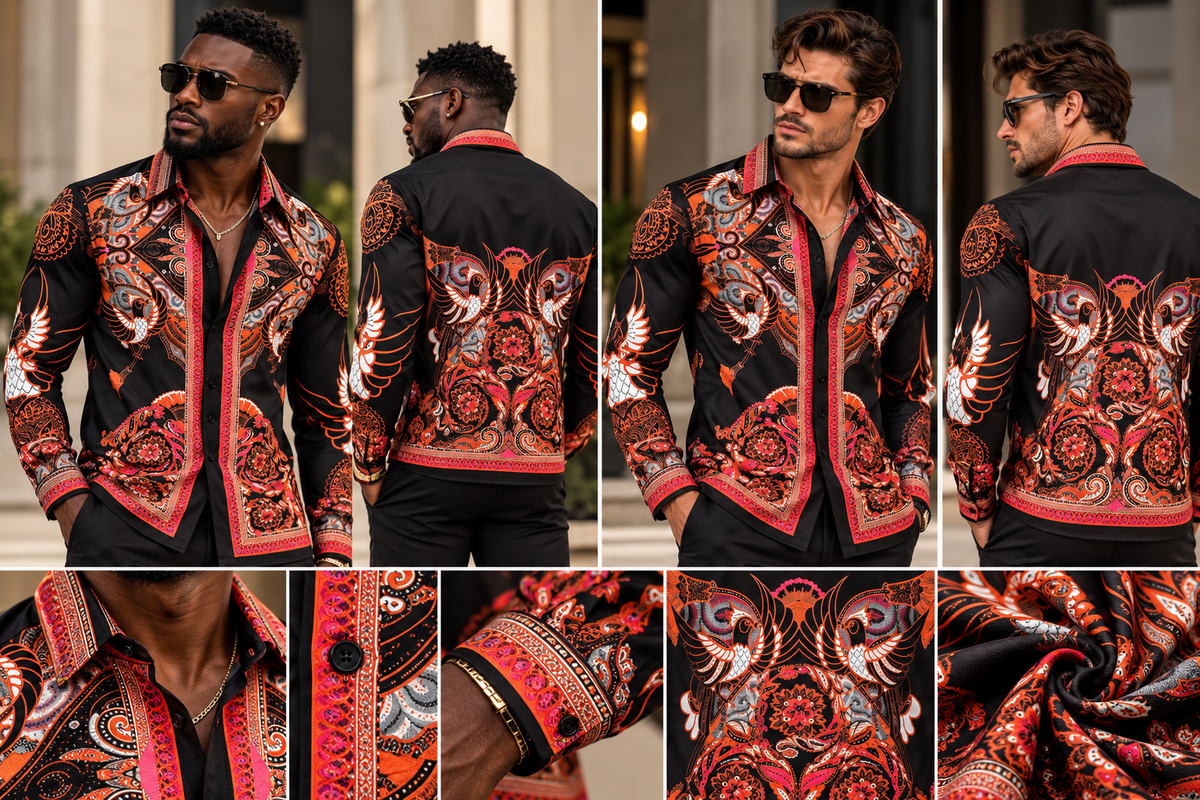 Royal Eclipse Paisley Shirt